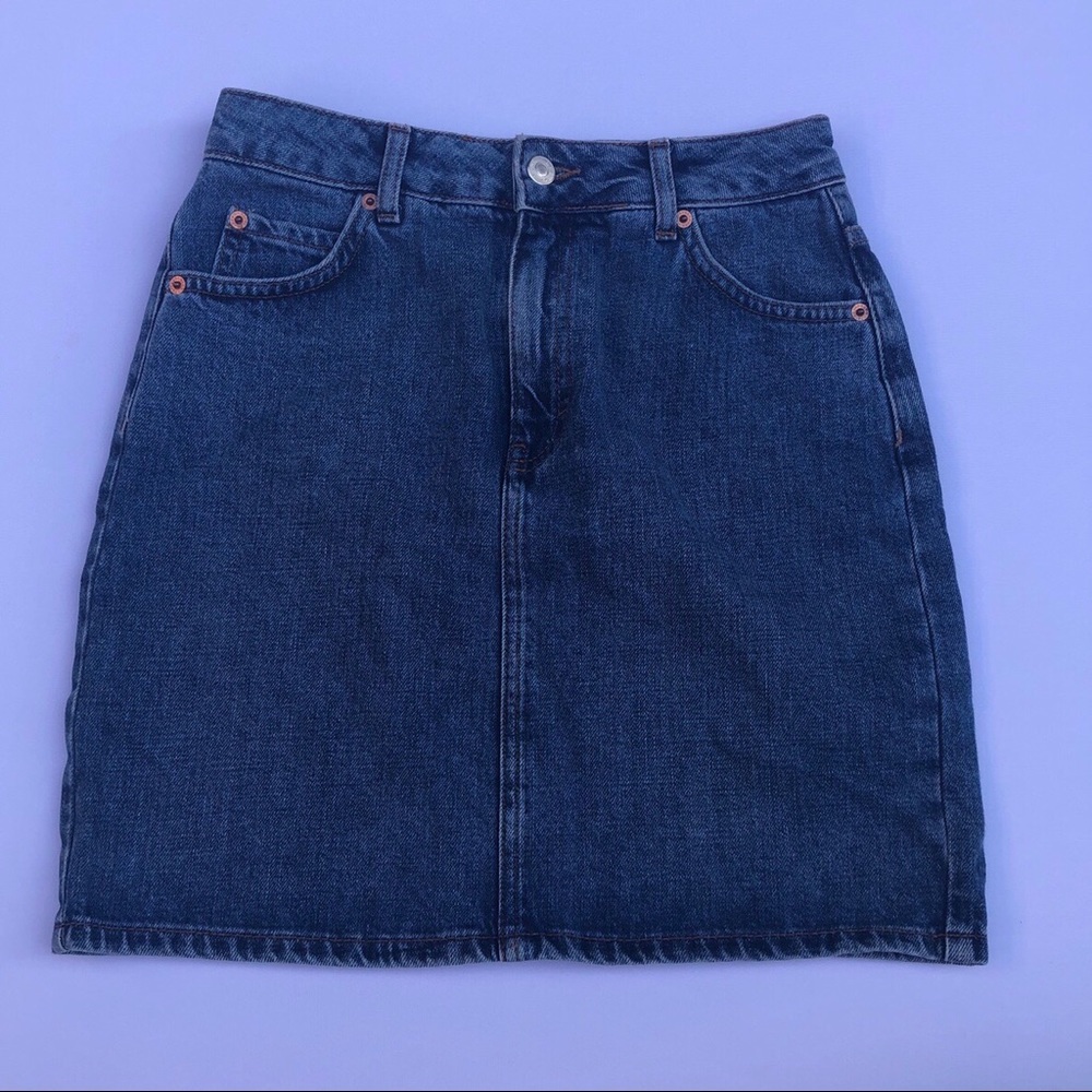 topshop blue jean skirt! 🦕
